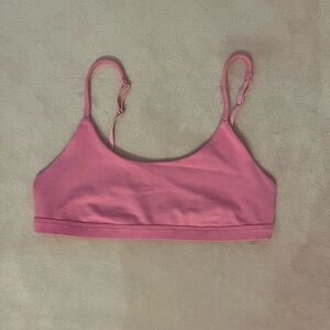 NWOT skims bubblegum pink outdoor scoop neck bralette size L